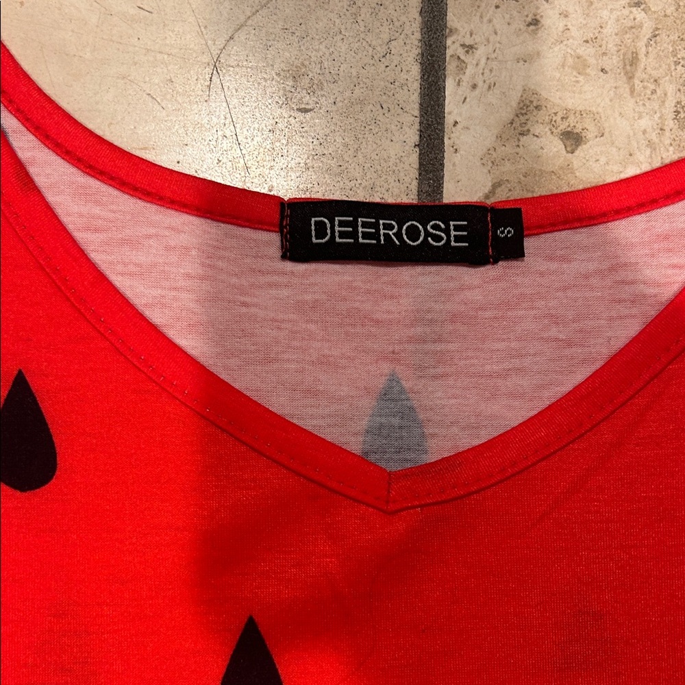 Women’s Watermelon Dress - Red & Green - Picture 2 of 2